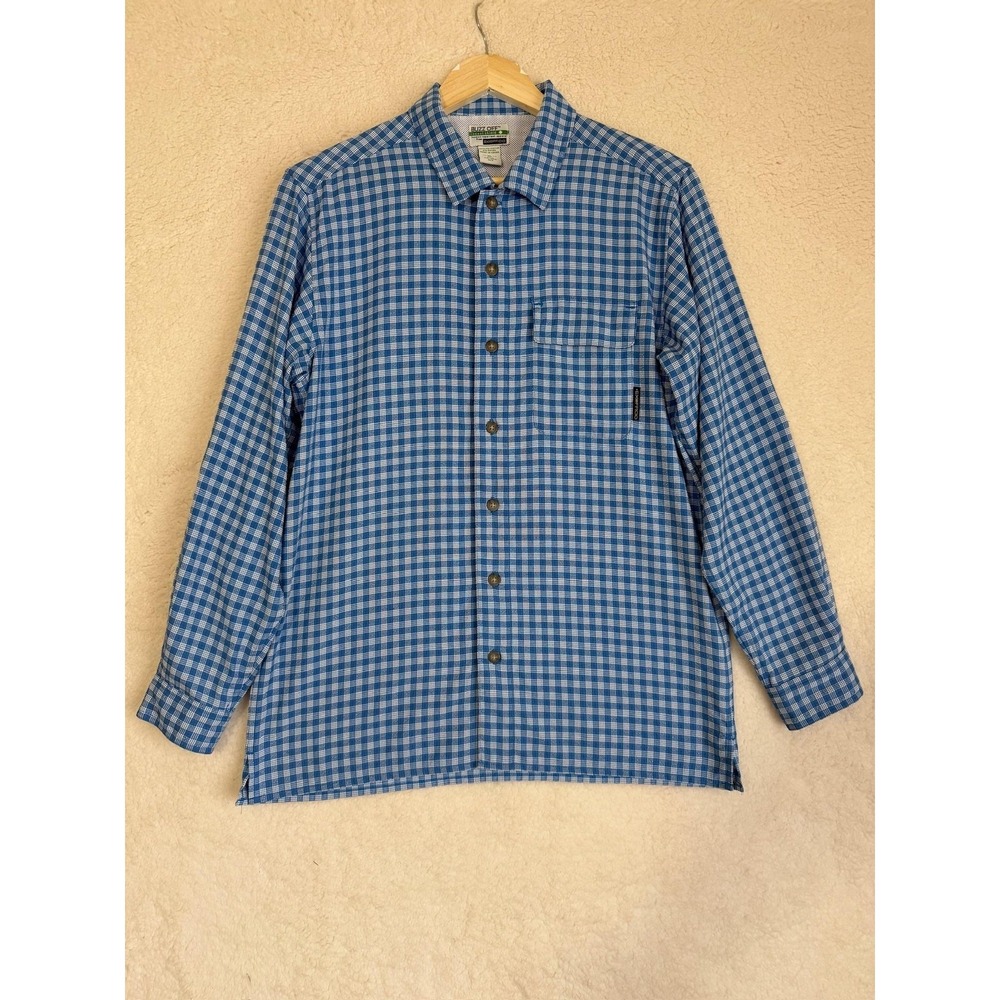 ExOfficio Buzz Off Shirt Kids XL Plaid Insect Shield Long Sleeve Outdoor Hiking